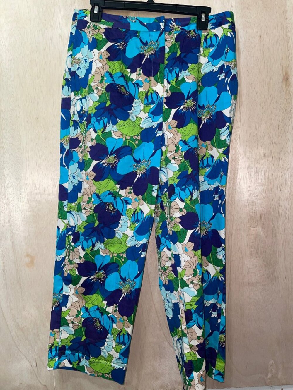 Vintage Floral Patterned Women's Pants Size 16